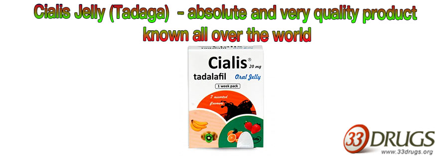 Cialis Jelly is a drug from ED, it works by relaxing smooth muscles in the veins of the penis that cause an erection.