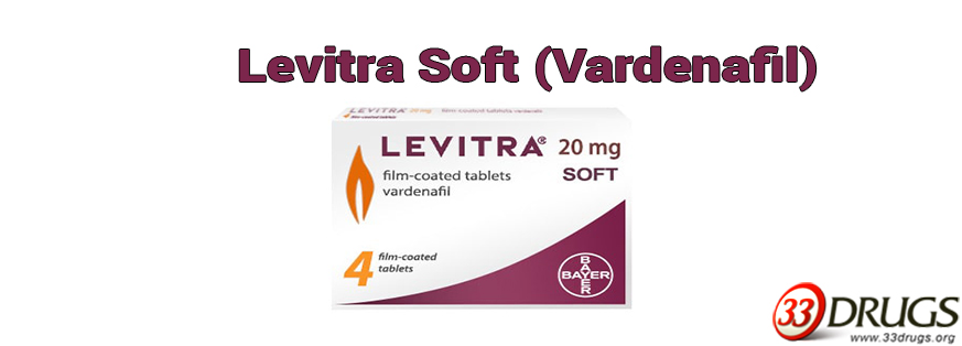 Levitra Soft is used to treat erectile dysfunction in men and affects approximately 4 hours.